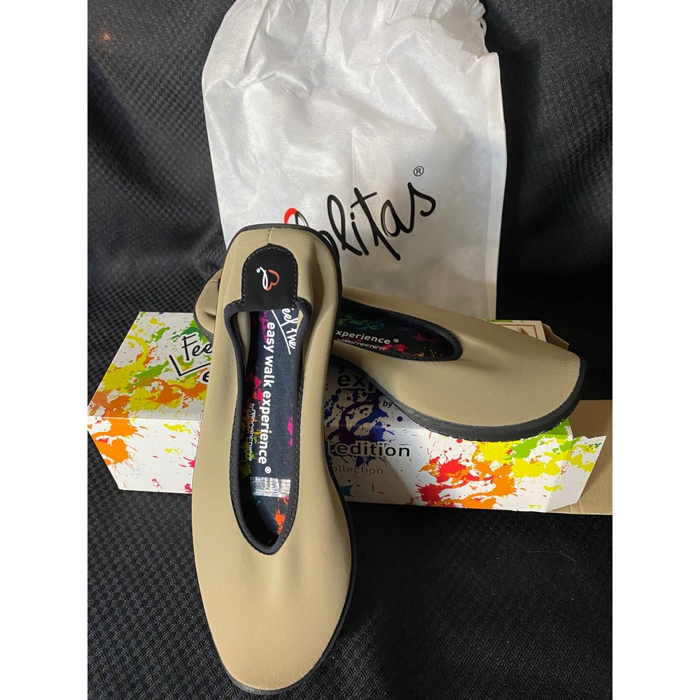 Arcopedico Lolita Easy Walk Experience Taupe Lytech flats Size 36 US -6